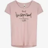 Ever Me T-shirt - Glitterprint - roze Clearance