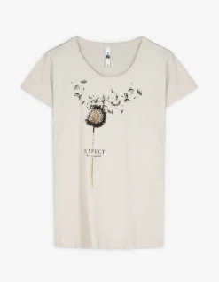 Ever Me T-shirt - Glitterprint - wit Clearance