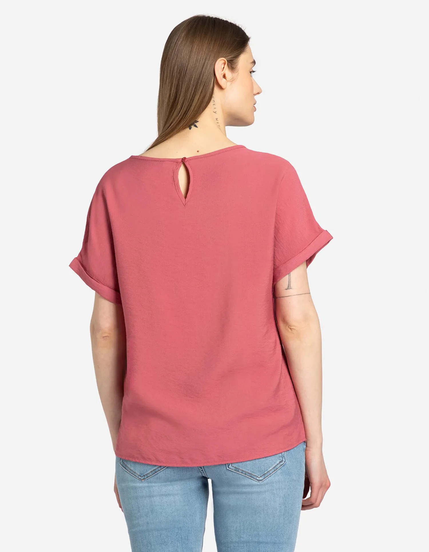 Ever Me T-shirt - LENZING™ ECOVERO™ - roze Sale