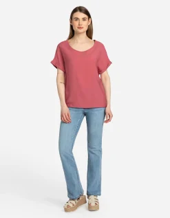 Ever Me T-shirt - LENZING™ ECOVERO™ - roze Sale
