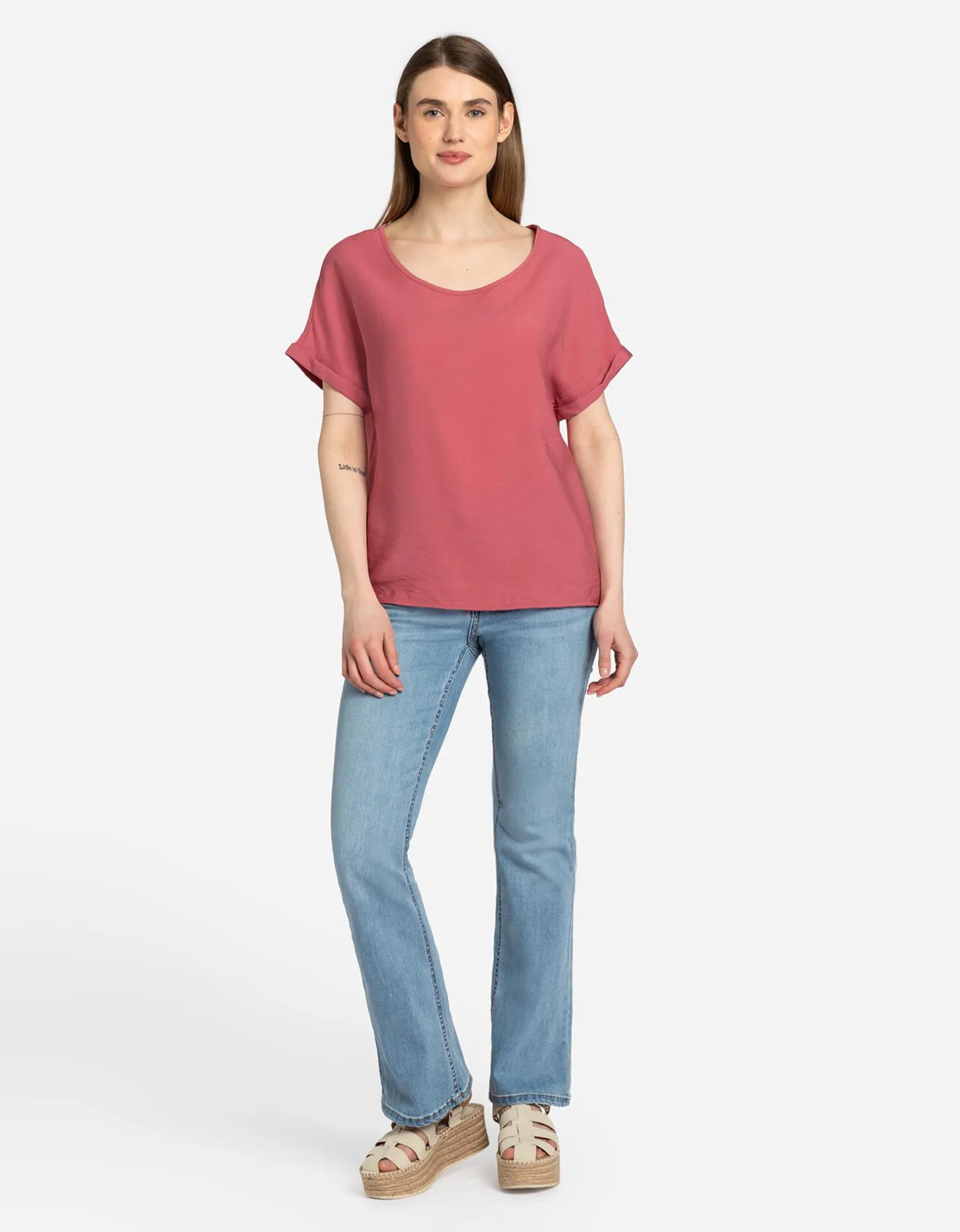 Ever Me T-shirt - LENZING™ ECOVERO™ - roze Sale