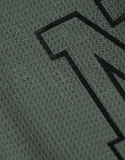 Chapter T-shirt - Mesh - donkergroen Sale