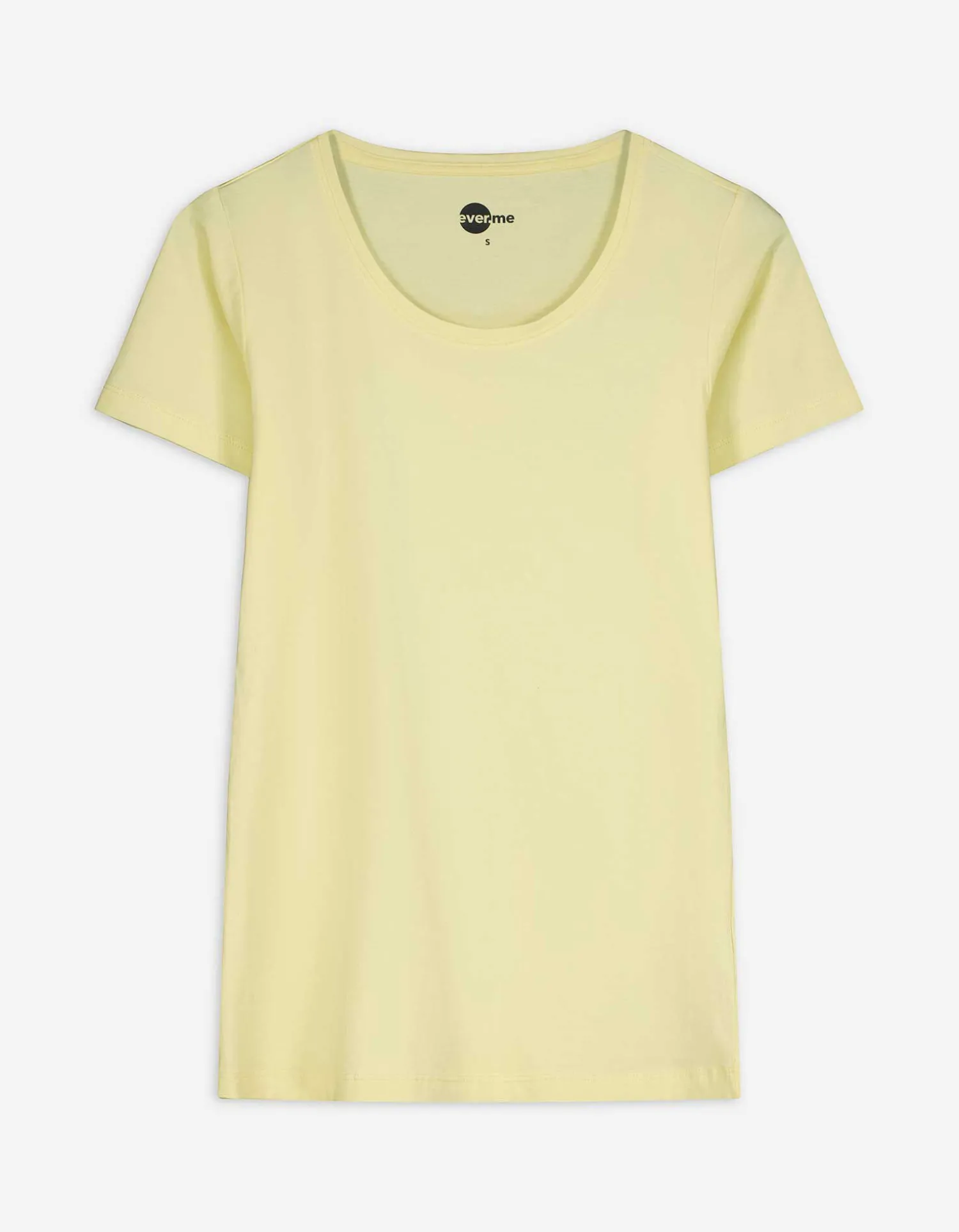 Ever Me T-shirt - Met stretch - lichtgeel Best