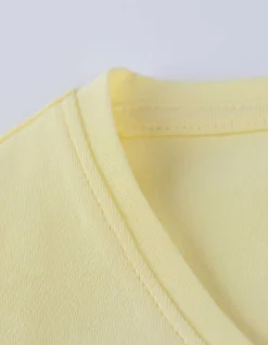 Ever Me T-shirt - Met stretch - lichtgeel Best