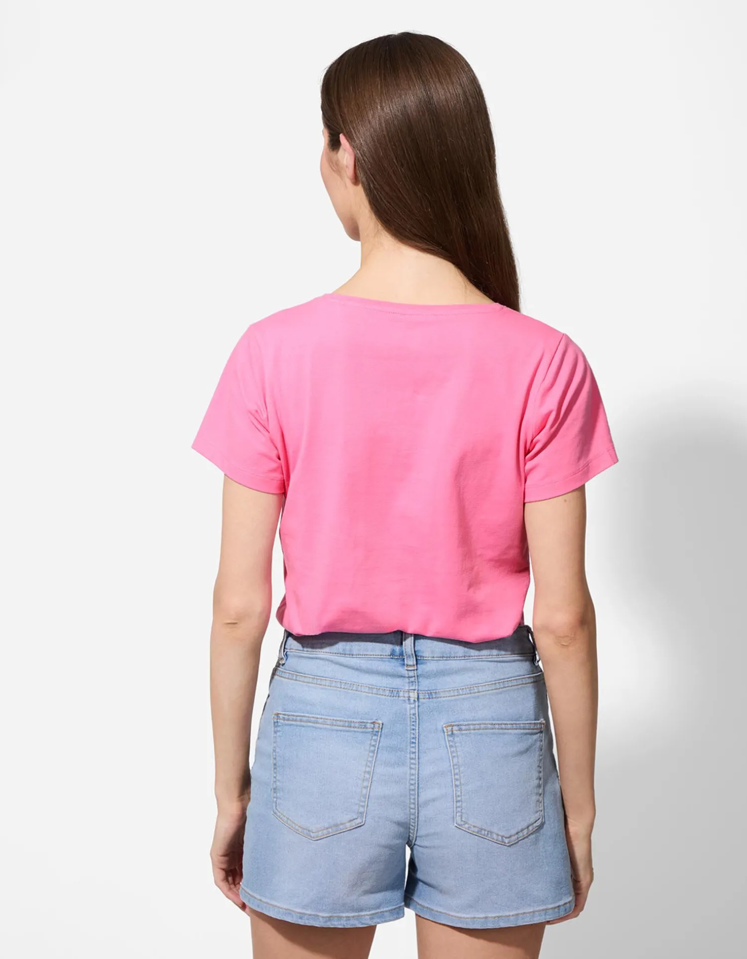 Ever Me T-shirt - Met stretch - pink Best