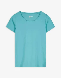 Ever Me T-shirt - Met stretch - turkoois Sale