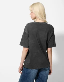 Page One T-shirt - Met studs - donkergrijs Best