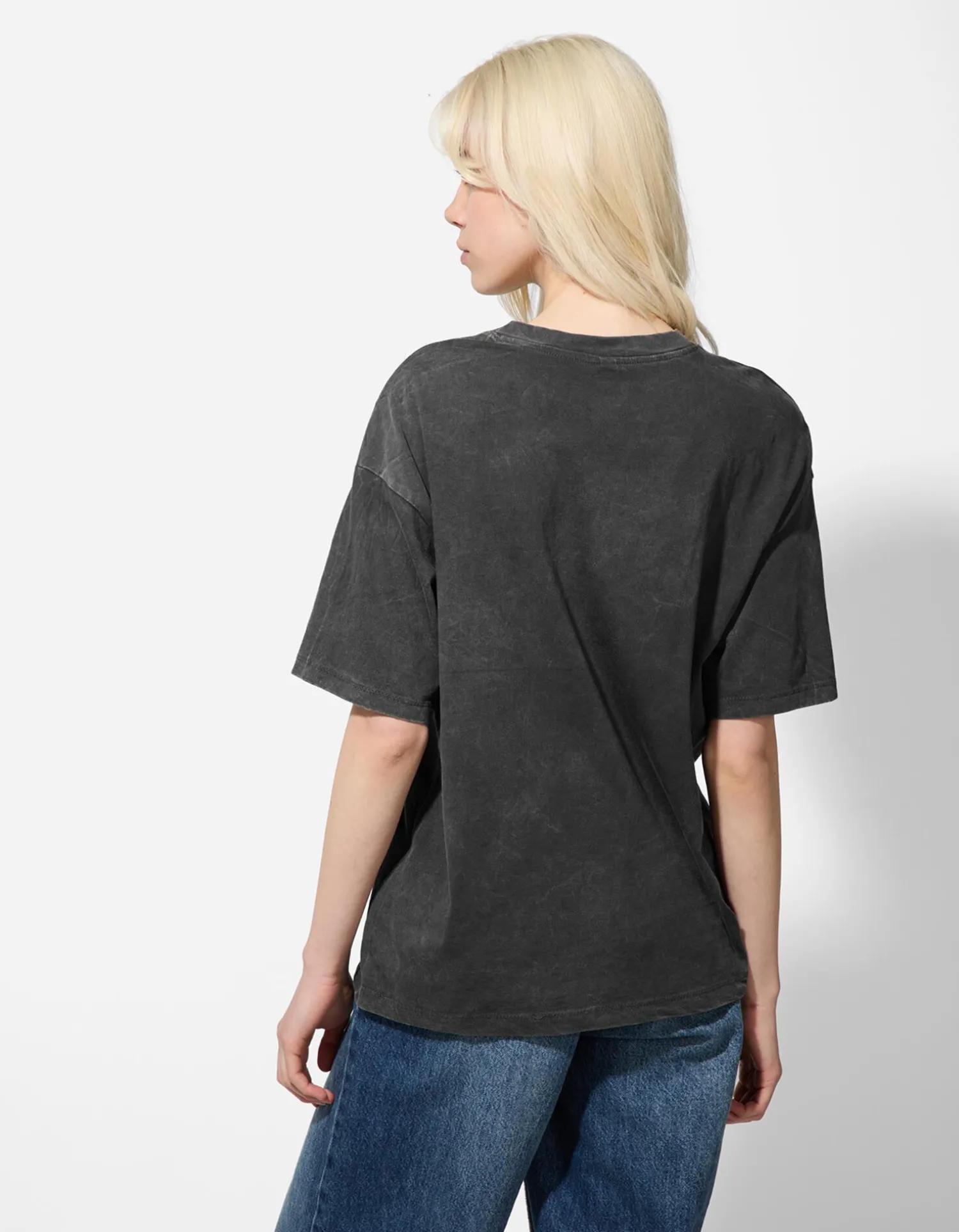 Page One T-shirt - Met studs - donkergrijs Best