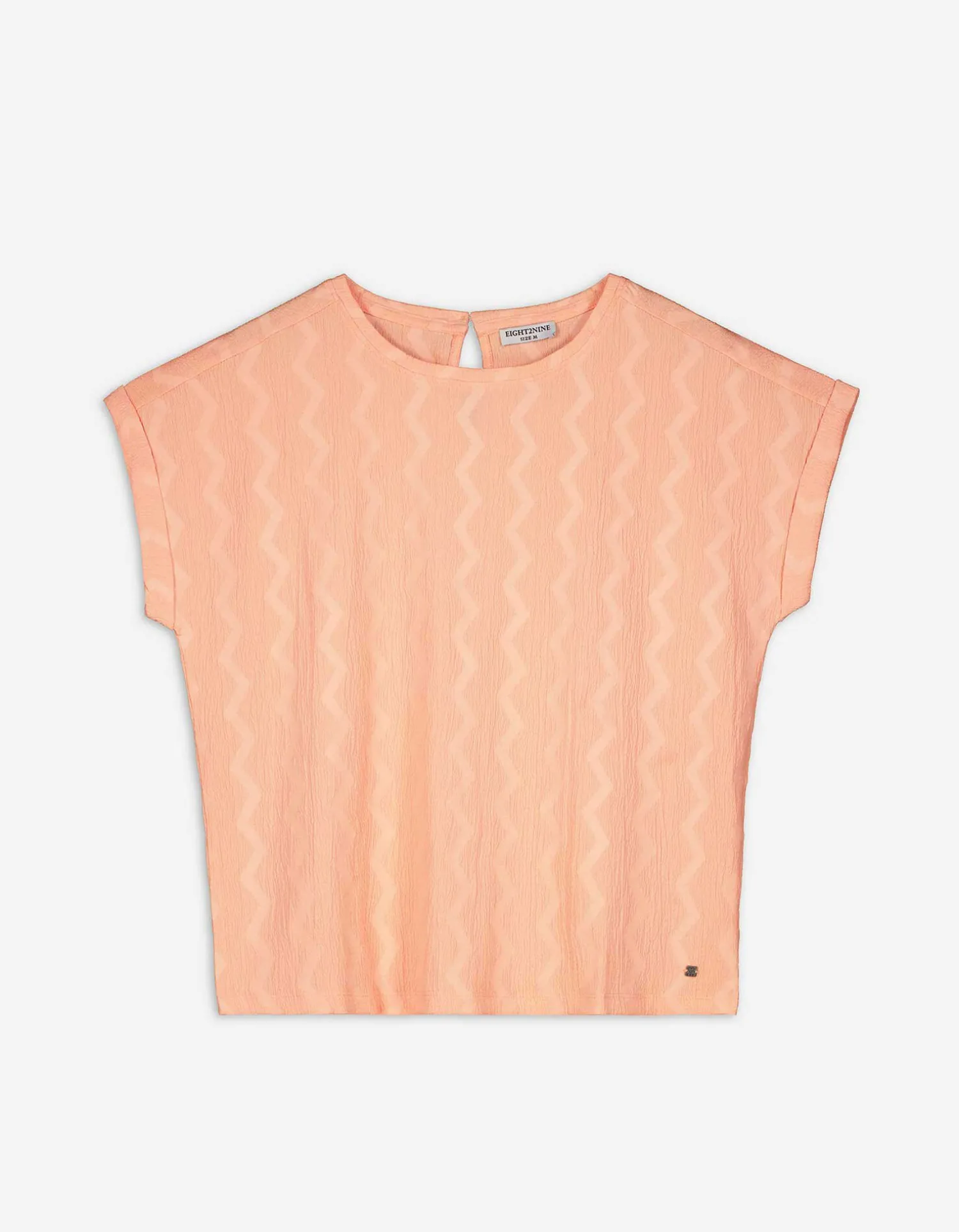 Takko T-shirt - Mouwen met vaste omslag - oranje Best