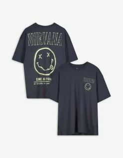Chapter T-shirt - Nirvana - donkergrijs Fashion