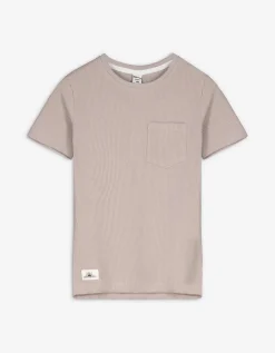 Dopodopo boys T-shirt - Opgestikte zakken - beige Fashion