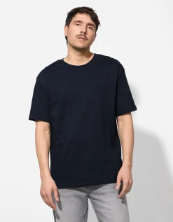 Jean Pascale T-shirt - Oversized fit - donkerblauw Fashion