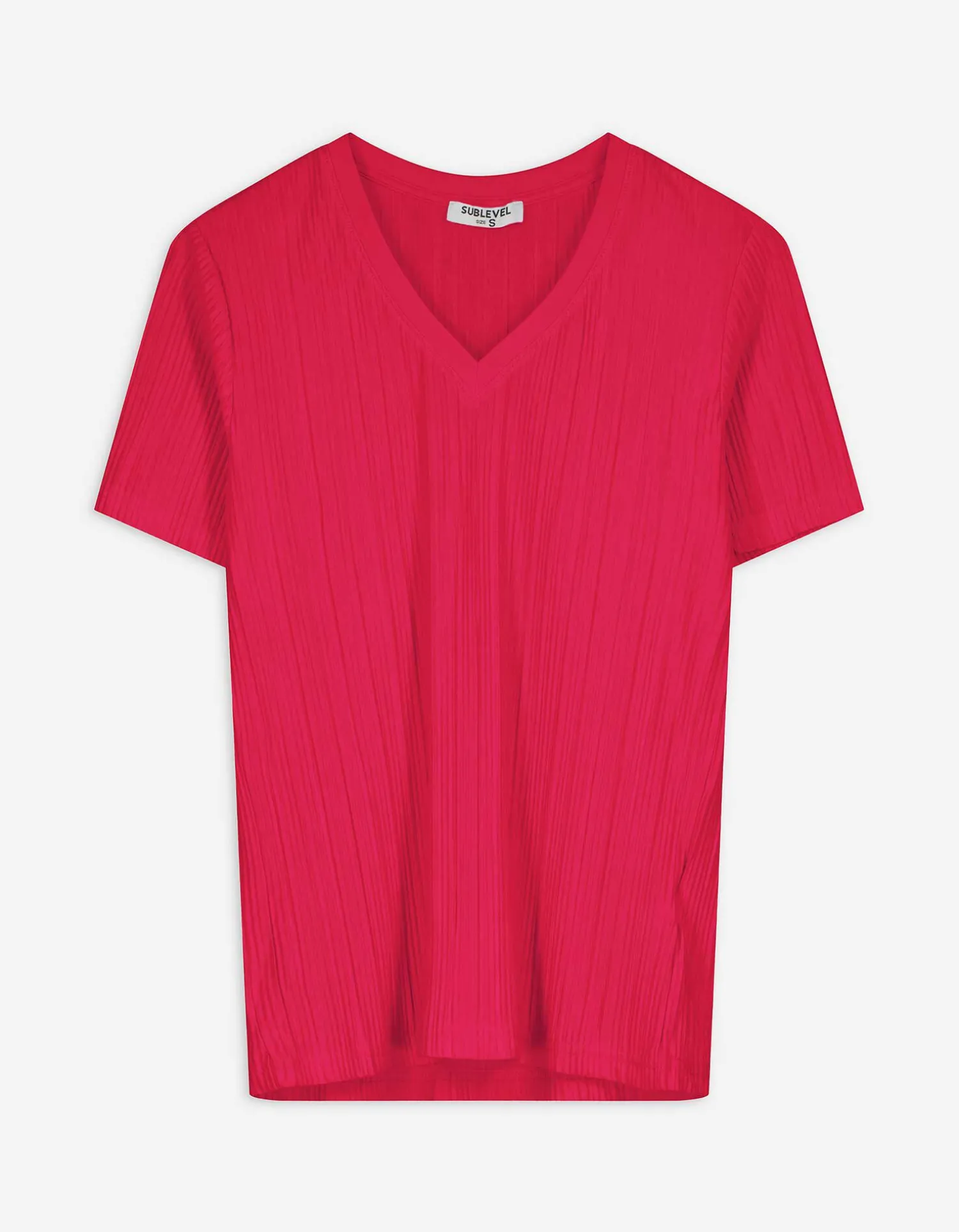 Takko T-shirt - Plooien - pink Best
