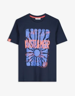 Takko T-shirt - Print - donkerblauw Discount