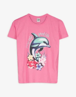 Page One Young T-shirt - Print - pink Sale