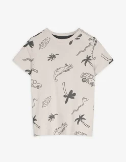 Dopodopo mini T-shirt - Print all-over - beige Clearance