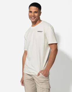Chapter T-shirt - Print op rug - wit Best