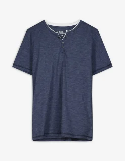 Jean Pascale T-shirt - Regular fit - donkerblauw Best