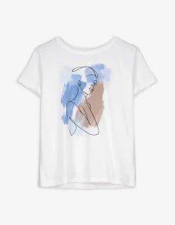 Ever Me T-shirt - Sierkraaltjes - wit Sale