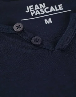 Jean Pascale T-shirt - T-shirthals - donkerblauw Outlet