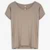 Ever Me T-shirt - Viscosemix - beige Clearance