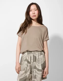 Ever Me T-shirt - Viscosemix - beige Clearance