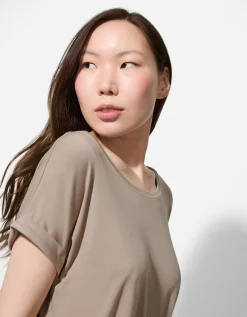 Ever Me T-shirt - Viscosemix - beige Clearance
