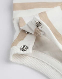 Dopodopo mini T-shirt - Vooropdruk - beige Fashion