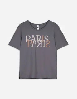 Ever Me T-shirt - Vooropdruk - donkergrijs Online