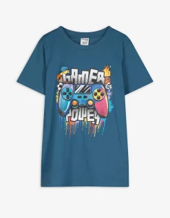 Chapter Young T-shirt - Vooropdruk - donkerblauw Sale