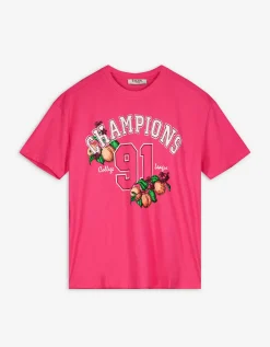 Takko T-shirt - Vooropdruk - pink Discount