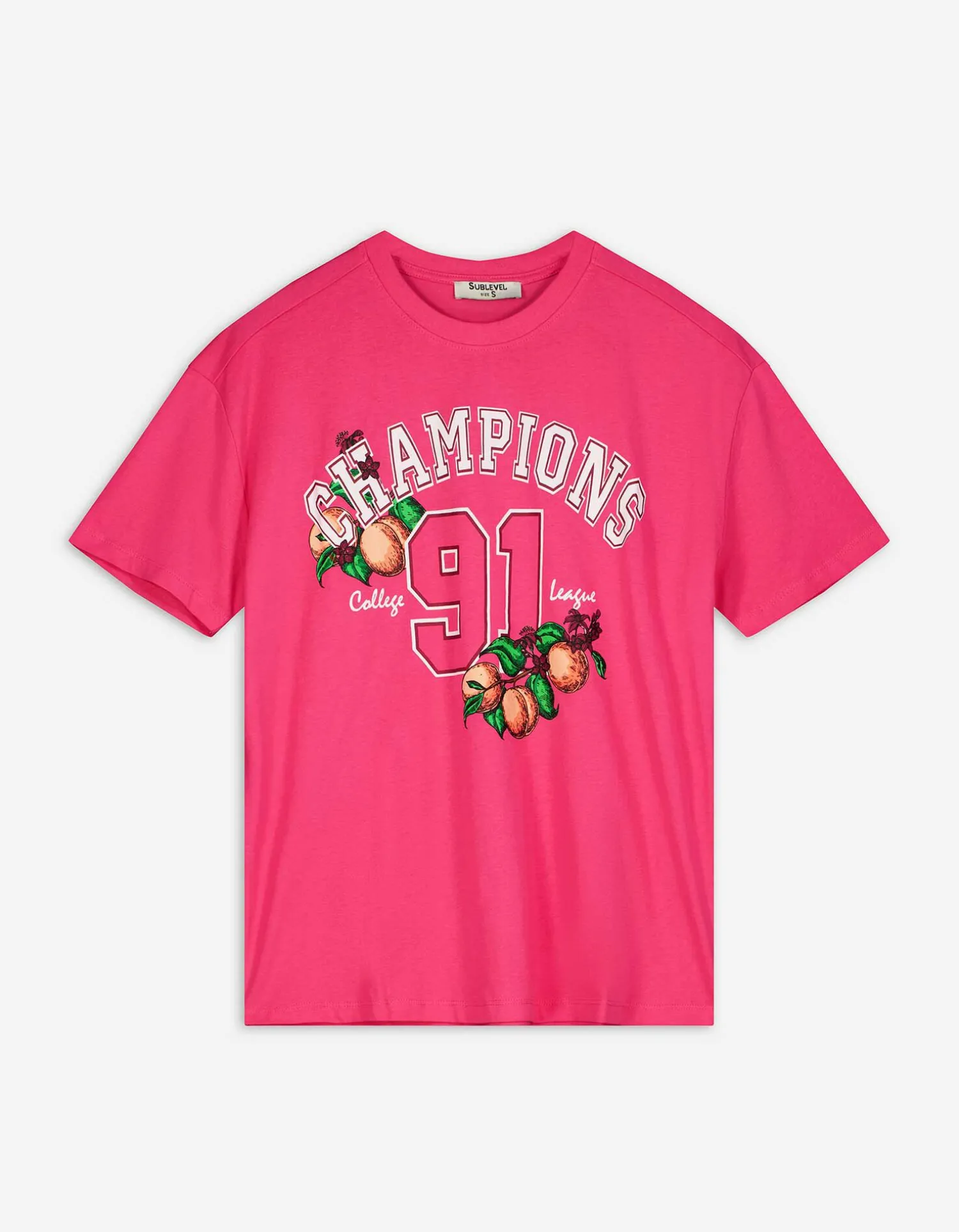Takko T-shirt - Vooropdruk - pink Discount