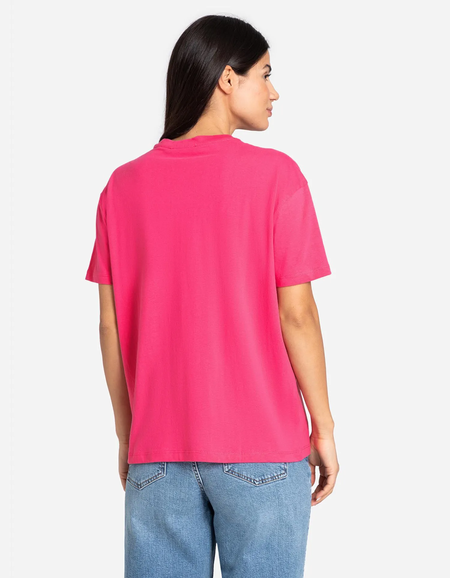 Takko T-shirt - Vooropdruk - pink Discount