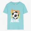 Dopodopo boys T-shirt - Vooropdruk - turkoois Online