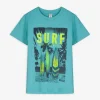 Dopodopo boys T-shirt - Vooropdruk - turkoois Online