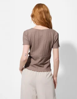 Page One T-shirt - Wikkellook - beige Online