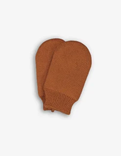 Dopodopo mini Wanten - fleecevoering - bruin Hot