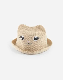 Dopodopo mini Zomerhoed - Borduursels - beige Fashion