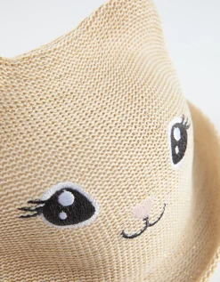 Dopodopo mini Zomerhoed - Borduursels - beige Fashion