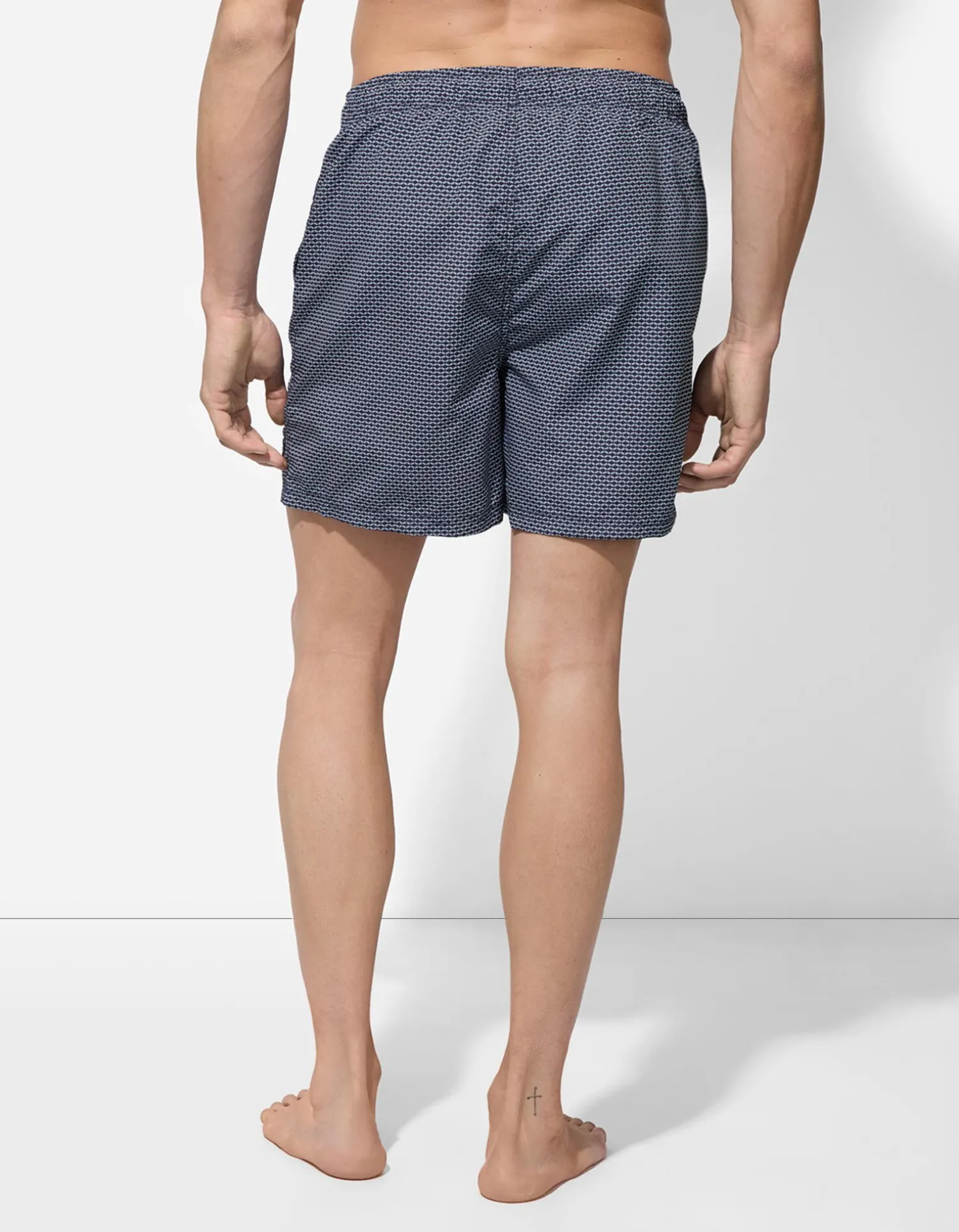 Jean Pascale Zwembroek - polyester - donkerblauw Outlet