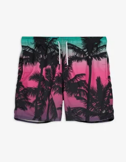Jean Pascale Zwembroek - Print all-over - turkoois Discount