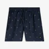 Jean Pascale Zwembroek - Print all-over - donkerblauw Online