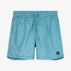 Jean Pascale Zwembroek - Print all-over - turkoois Outlet
