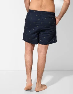Jean Pascale Zwembroek - Print all-over - donkerblauw Online