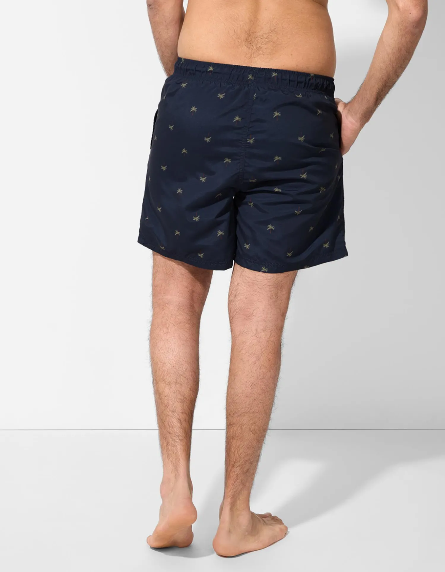 Jean Pascale Zwembroek - Print all-over - donkerblauw Online