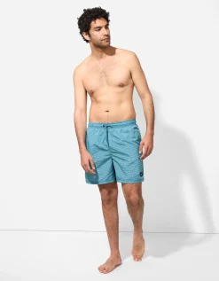 Jean Pascale Zwembroek - Print all-over - turkoois Outlet