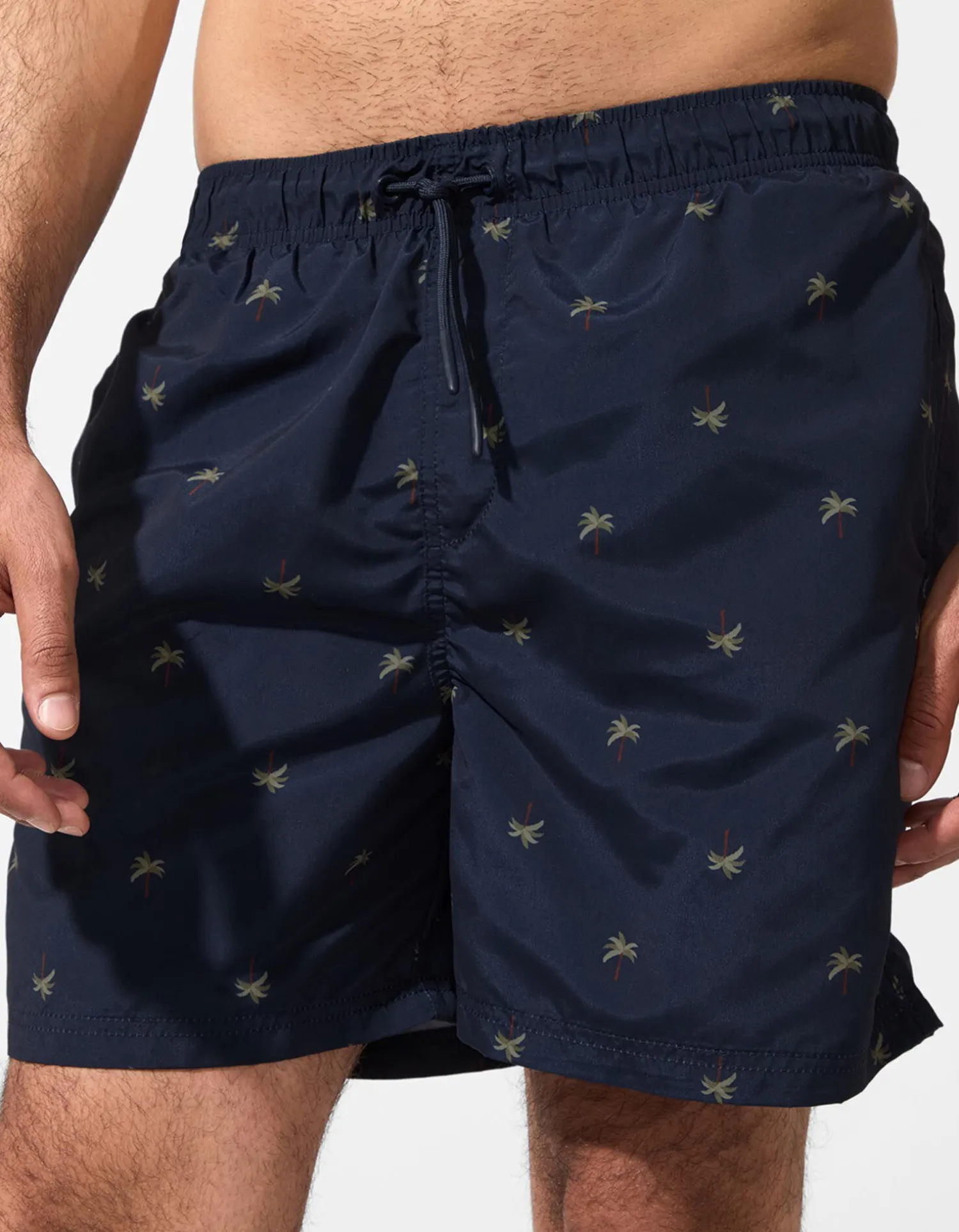 Jean Pascale Zwembroek - Print all-over - donkerblauw Online